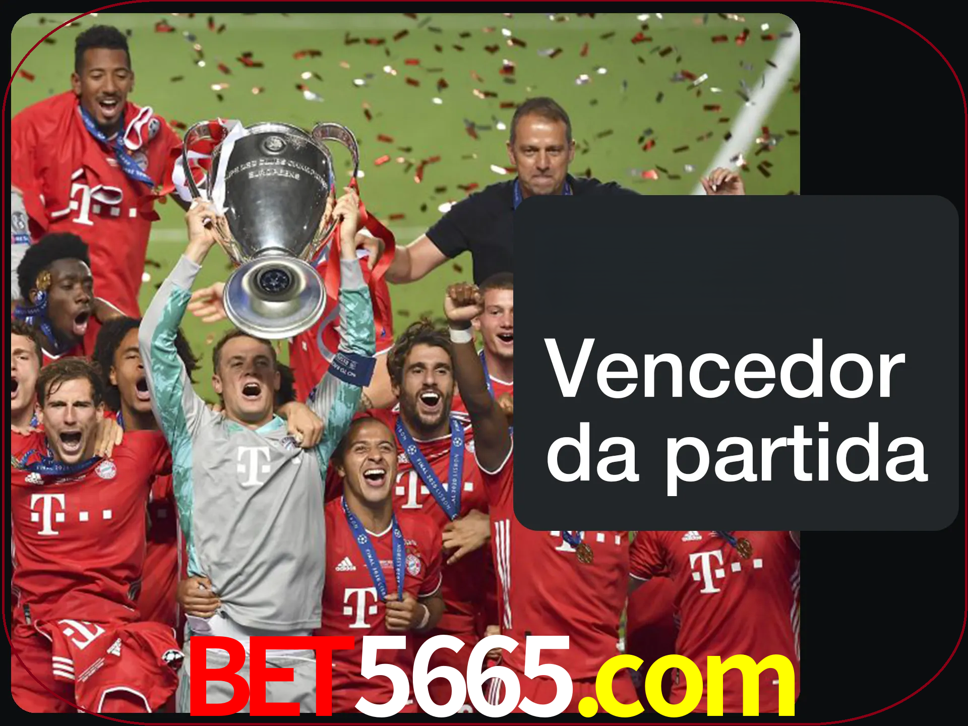 Aposte no vencedor e ganhe uma grande quantia de dinheiro.